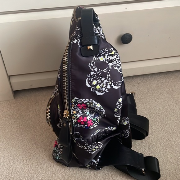 Floral Skull Mid size Backpack/DiaperBag - Picture 11 of 13